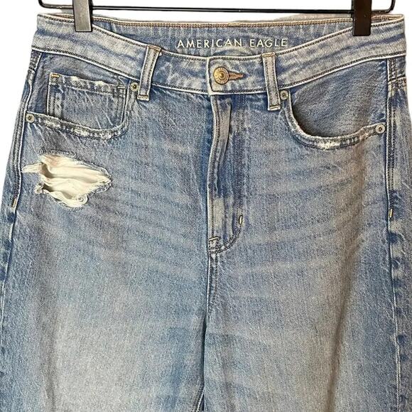 American Eagle Women’s Size 6 Highest Rise Mom Jeans Comfort Stretch Waistband - Picture 2 of 8